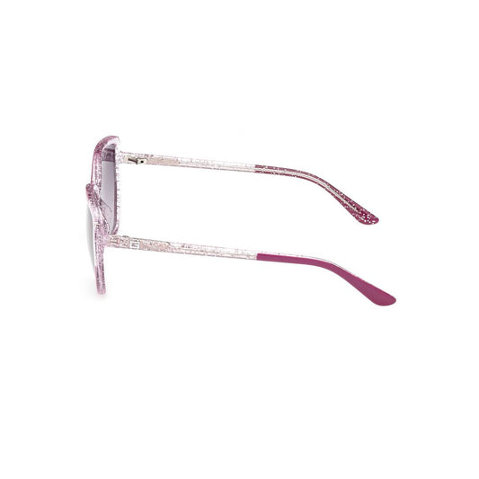 Guess Jeans Purple Injected Women Sunglass Guess Jeans Light Gray