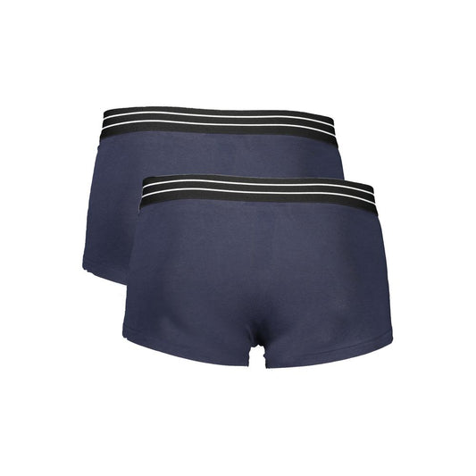 Cavalli Class Blue Cotton Men Boxer Cavalli Class Dark Slate Gray