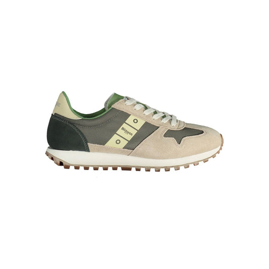 Blauer Beige Polyester Men Sneaker Blauer Gray