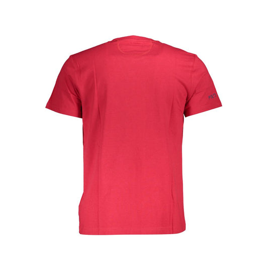 La Martina Red Cotton Men T-Shirt La Martina Maroon