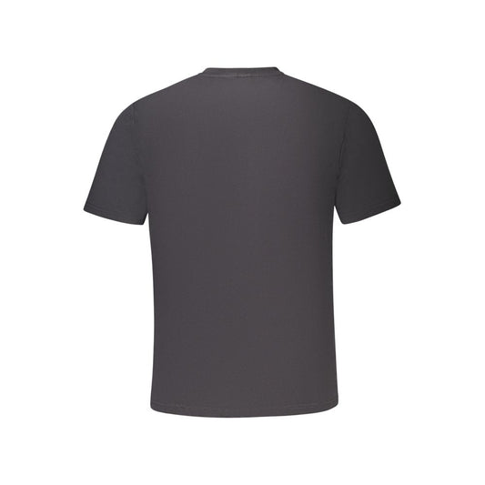 North Sails Black Cotton Men T-Shirt North Sails Dark Slate Gray