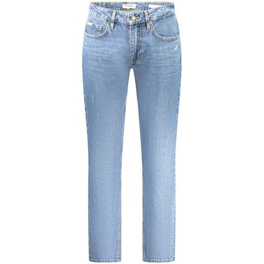 Guess Jeans Blue Cotton Men Jeans Guess Jeans Dark Gray