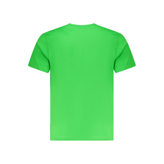 North Sails Green Cotton Men T-Shirt North Sails Medium Sea Green