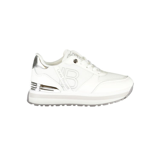 Laura Biagiotti White Polyester Women Sneaker Laura Biagiotti White Smoke