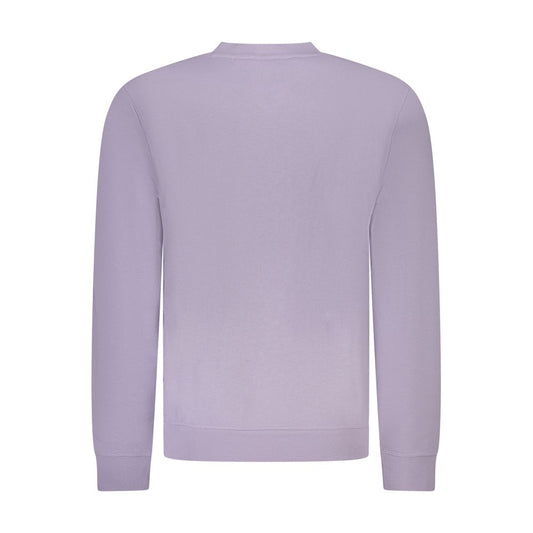 Hugo Boss Purple Cotton Sweater Hugo Boss Dark Gray