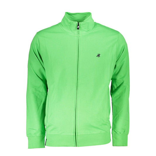 U.S. Grand Polo Green Cotton Men Sweater U.S. Grand Polo Light Green