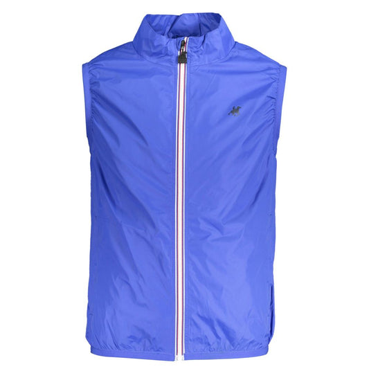 U.S. Grand Polo Blue Nylon Men Jacket U.S. Grand Polo Royal Blue