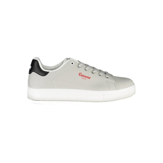 Carrera Gray Polyester Men Sneaker Carrera Light Gray