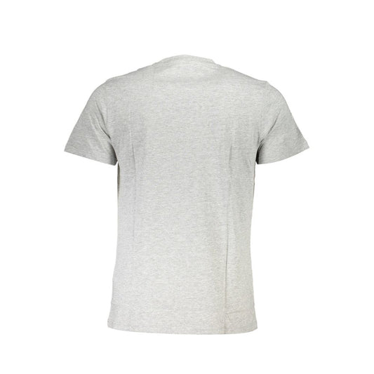 Cavalli Class Gray Cotton Men T-Shirt Cavalli Class Light Gray