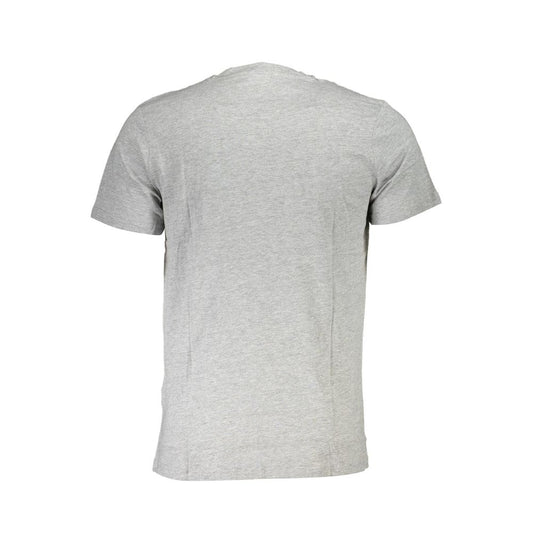 Cavalli Class Gray Cotton Men T-Shirt