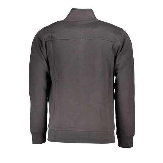U.S. Grand Polo Gray Cotton Men Sweater U.S. Grand Polo Dark Slate Gray