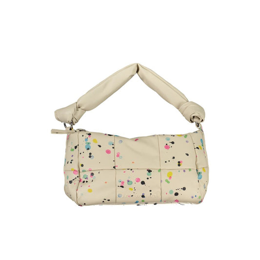 Desigual Beige Polyethylene Handbag Desigual Gray