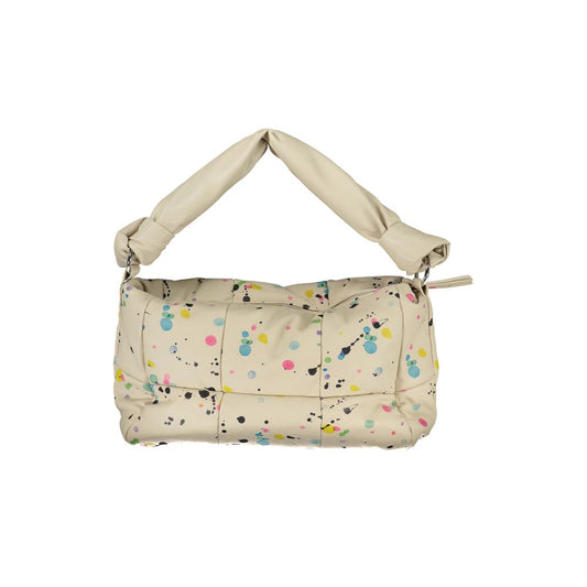 Desigual Beige Polyethylene Handbag Desigual Gray