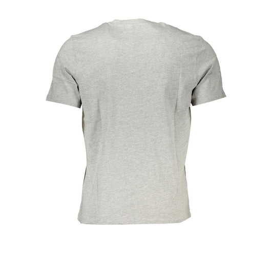 North Sails Gray Cotton Men T-Shirt North Sails Gray