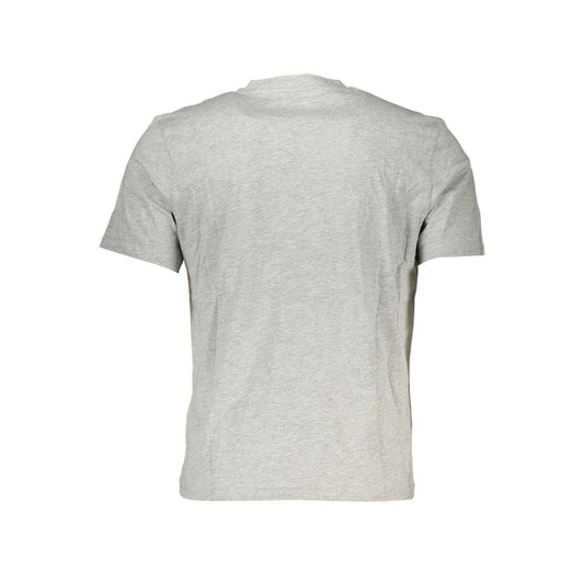 North Sails Gray Cotton Men T-Shirt North Sails Gray