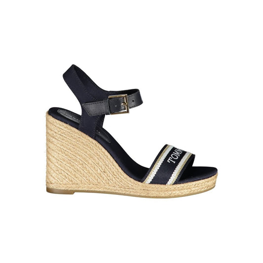 Tommy Hilfiger Blue Polyester Sandal Tommy Hilfiger Dark Slate Gray