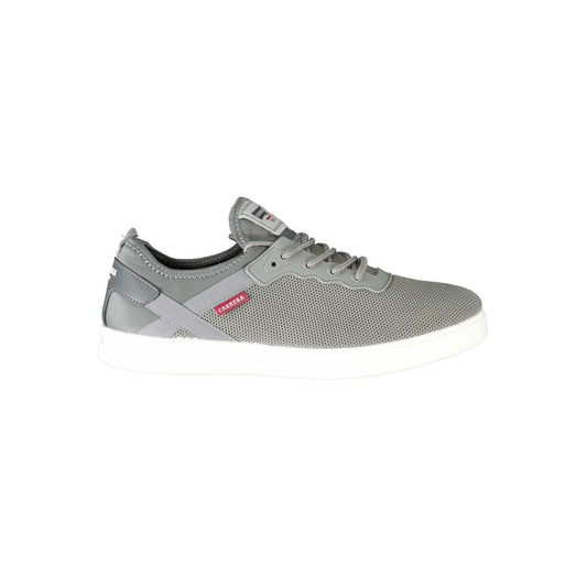 Carrera Gray Polyester Men Sneaker Carrera Dark Gray