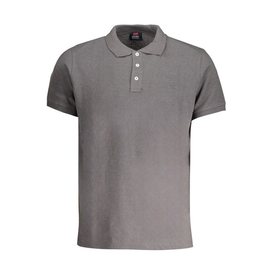 Norway 1963 Gray Cotton Men Polo Shirt Norway 1963 Slate Gray