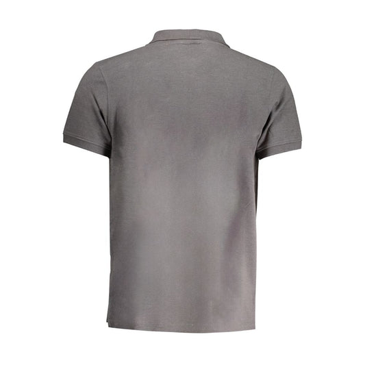 Norway 1963 Gray Cotton Men Polo Shirt Norway 1963 Slate Gray