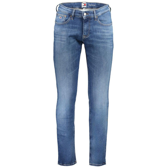 Tommy Hilfiger Blue Cotton Jeans & Pant Tommy Hilfiger Slate Gray