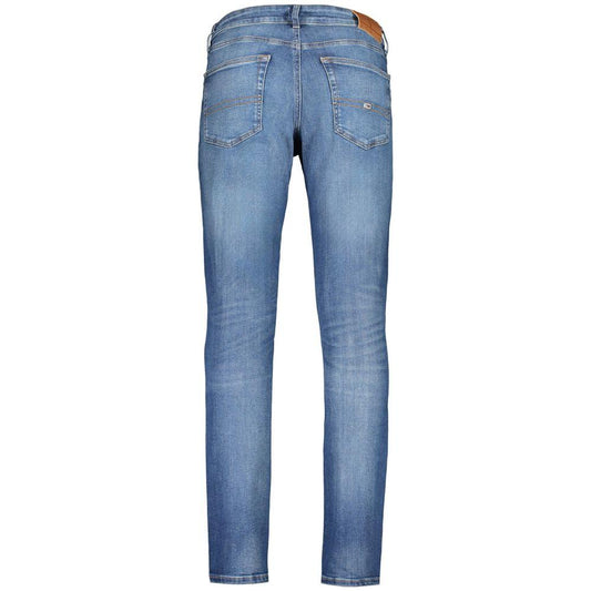 Tommy Hilfiger Blue Cotton Jeans & Pant Tommy Hilfiger Slate Gray