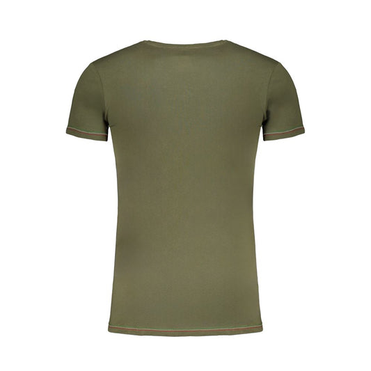 Aeronautica Militare Green Cotton T-Shirt Aeronautica Militare Dim Gray