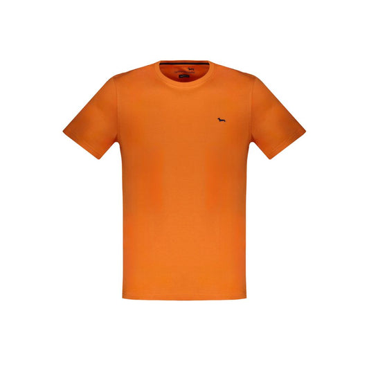Harmont & Blaine Orange Cotton T-Shirt Harmont & Blaine Chocolate