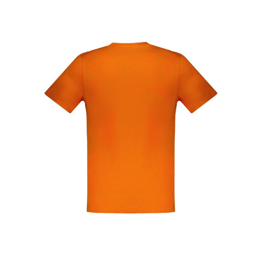 Harmont & Blaine Orange Cotton T-Shirt Harmont & Blaine Chocolate