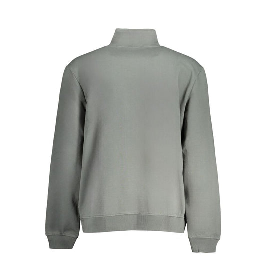 Napapijri Green Cotton Sweater Napapijri Light Slate Gray