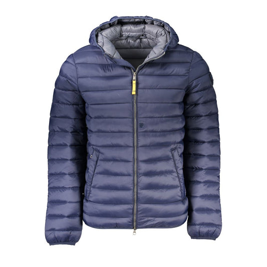 Armata Di Mare Blue Polyamide Men Jacket Armata Di Mare Dim Gray