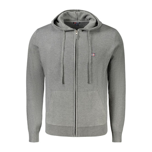 Norway 1963 Gray Polyester Men Cardigan