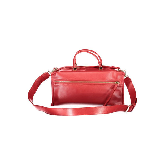 Valentino Bags Red Polyethylene Women Handbag Valentino Bags Maroon