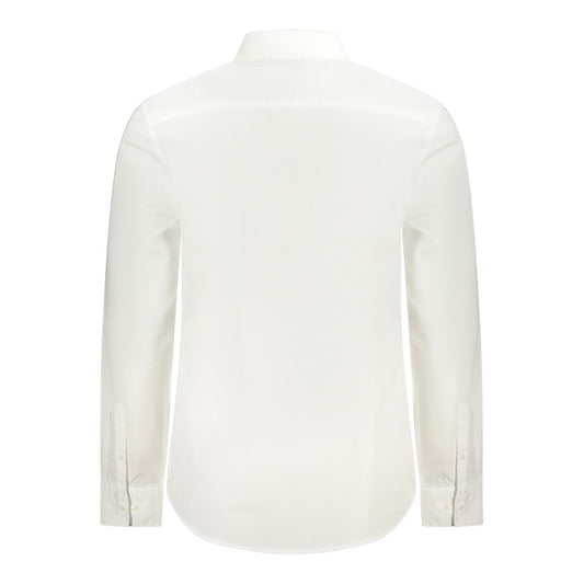 Calvin Klein White Cotton Shirt Calvin Klein Beige