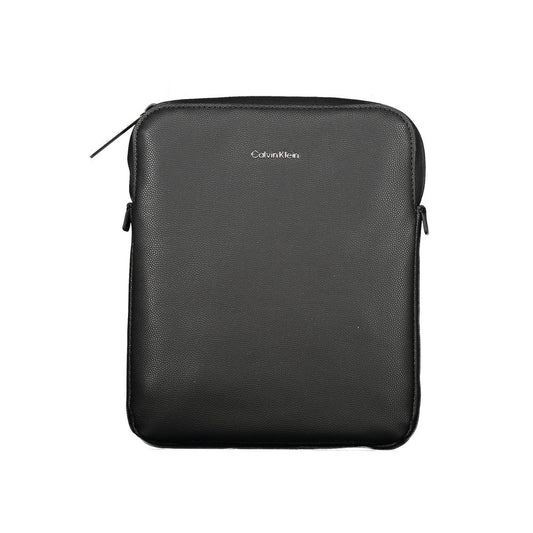 Calvin Klein Black Polyester Men Shoulder Bag Calvin Klein Dark Slate Gray
