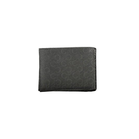 Calvin Klein Black Leather Men Wallet Calvin Klein Dark Slate Gray