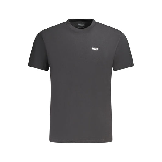 Vans Black Cotton T-Shirt Vans Dark Slate Gray