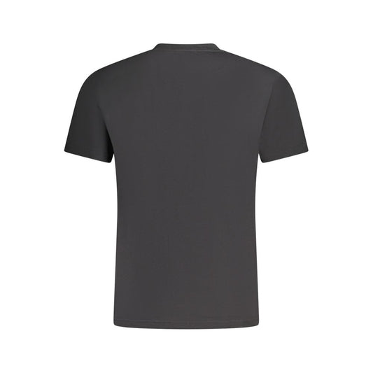 Vans Black Cotton T-Shirt Vans Dark Slate Gray