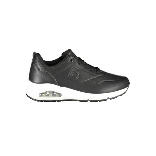 Laura Biagiotti Black Polyester Women Sneaker Laura Biagiotti Dark Slate Gray