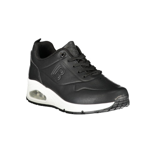 Laura Biagiotti Black Polyester Women Sneaker Laura Biagiotti Dark Slate Gray