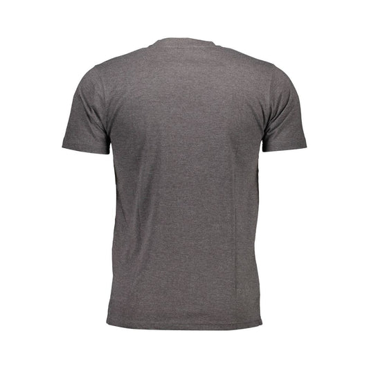 Sergio Tacchini Gray Cotton Men T-Shirt