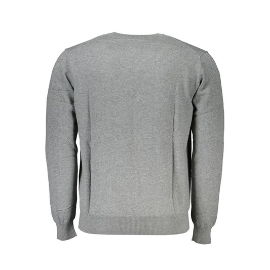 Harmont & Blaine Gray Cotton Men Sweater