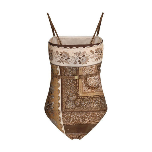 Zimmermann Lucky one-piece Swimsuit ZI-4619WSS252CHCBAN-1