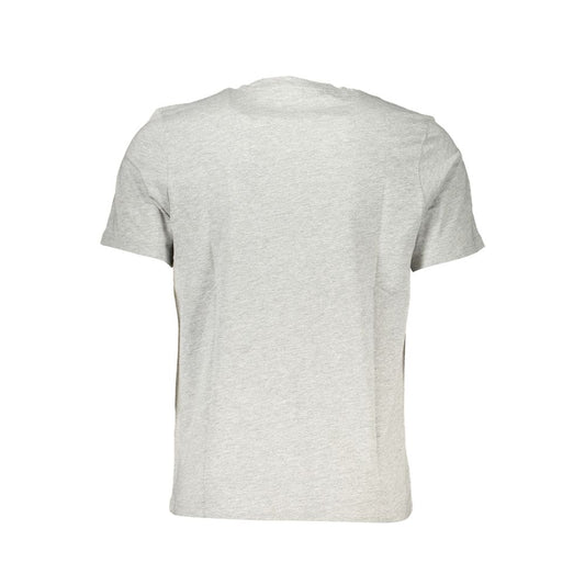 North Sails Gray Cotton Men T-Shirt