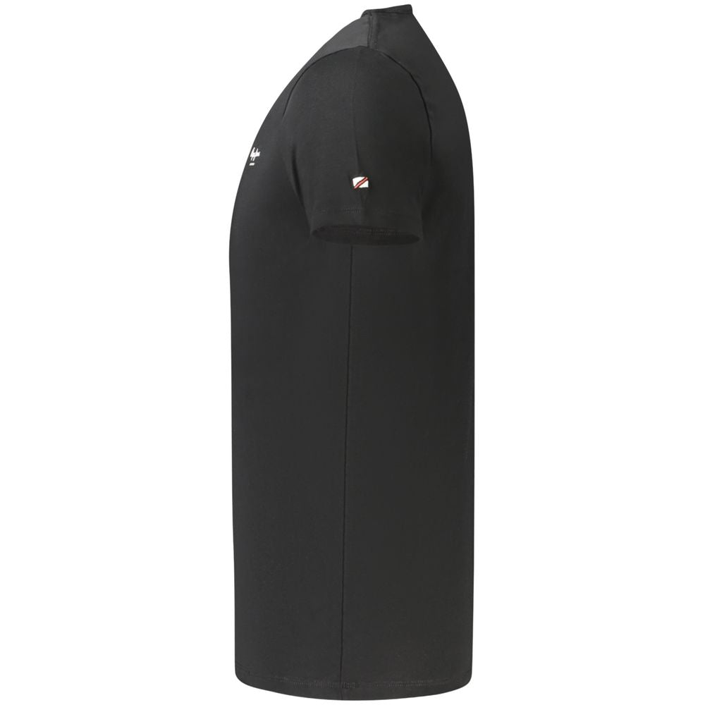 Front view with bag zipped and handles upright.