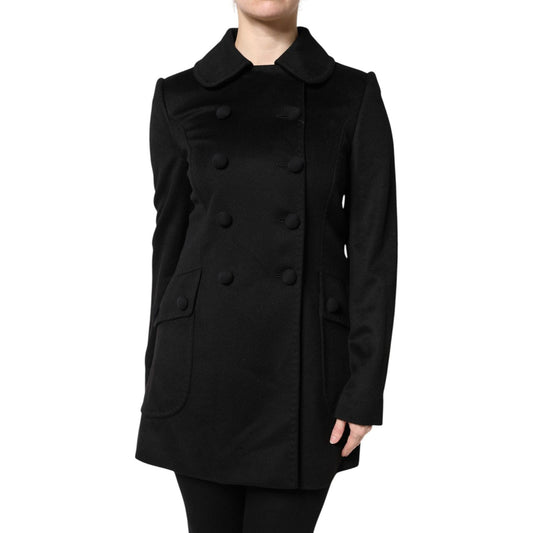 Dolce & Gabbana Black Wool Sartoria Italiano Blazer Jacket