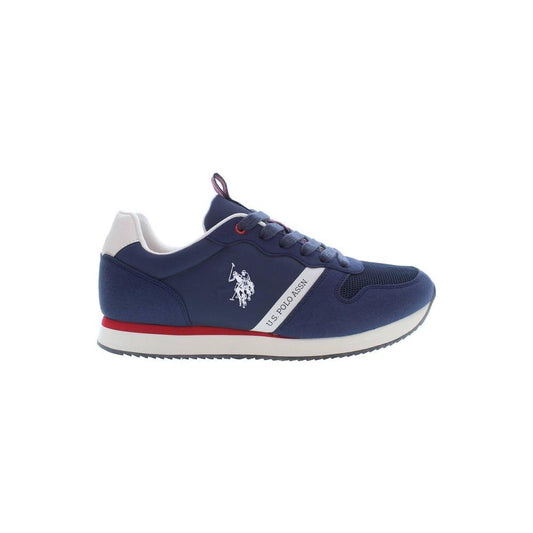 U.S. POLO ASSN. Blue Polyester Sneaker