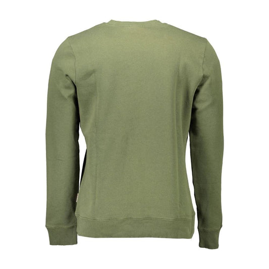 Napapijri Green Cotton Men Sweater