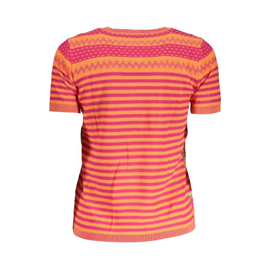 Desigual Orange Cotton Women Sweater
