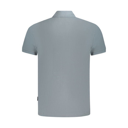 Napapijri Brown Cotton Men Polo Shirt