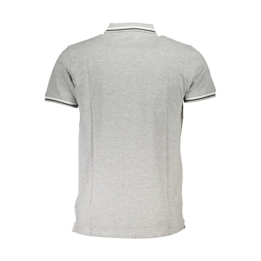 Cavalli Class Brown Cotton Men Polo Shirt